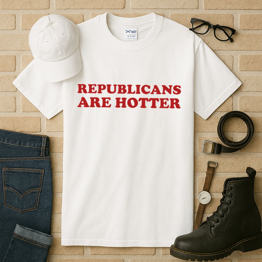 Republicans Are Hotter Political Saying American Voice Tall T-Shirt