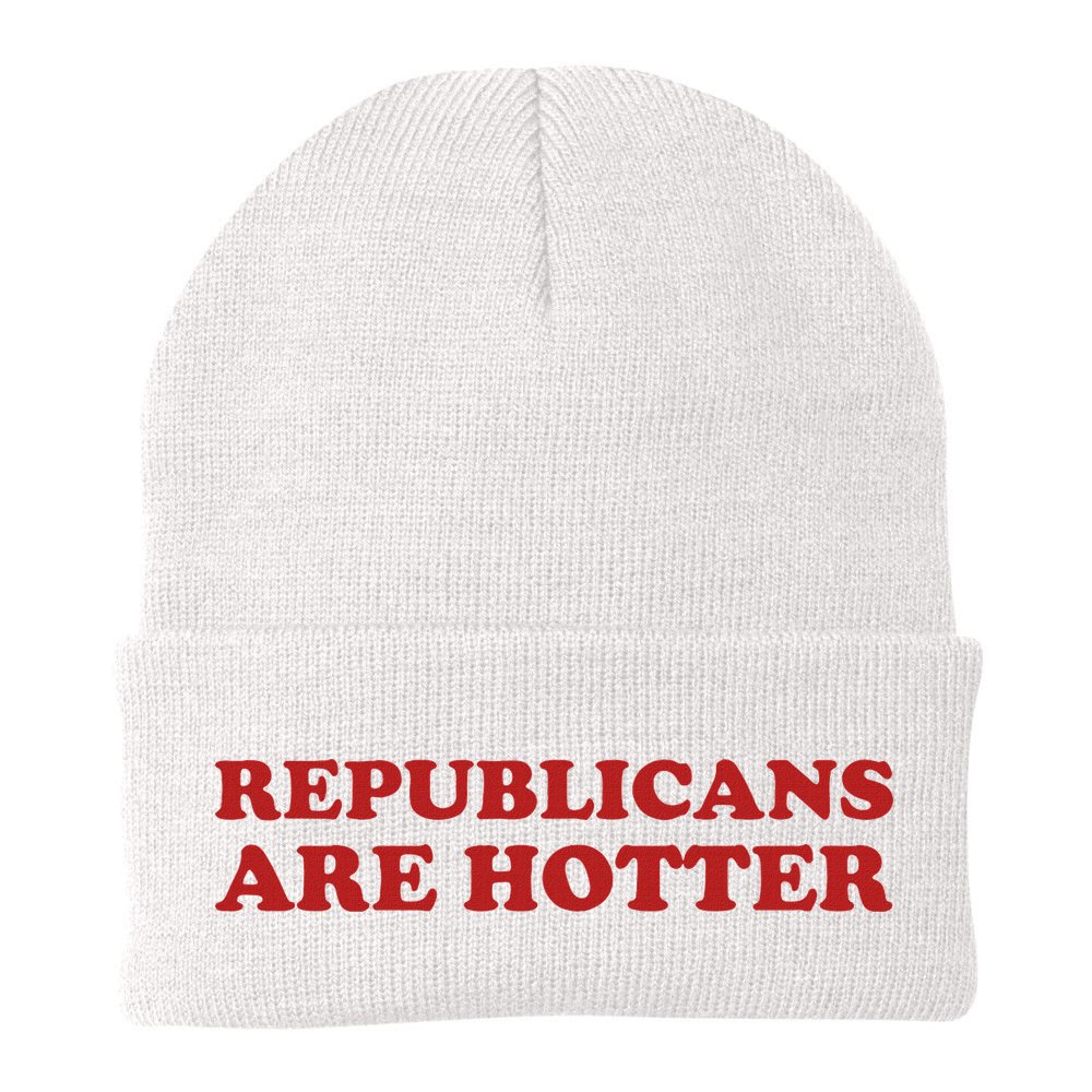 Republicans Are Hotter Political Saying American Voice Beanie