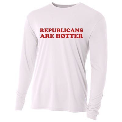 Republicans Are Hotter Political Saying American Voice Cooling Performance Long Sleeve Crew