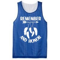 Remember And Honor Orange Day Canada Indigenous Meaningful Gift Mesh Reversible Basketball Jersey Tank