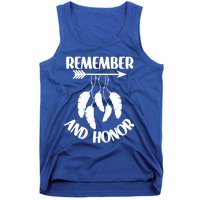 Remember And Honor Orange Day Canada Indigenous Meaningful Gift Tank Top