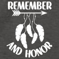 Remember And Honor Orange Day Canada Indigenous Meaningful Gift Vector Backpack