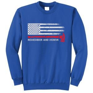 Remember And Honor Our Firefighters Patriotic Tribute Cute Gift Sweatshirt