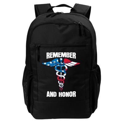 Remember And Honor Thank You Doctors Patriotic Tribute Meaningful Gift Backpack