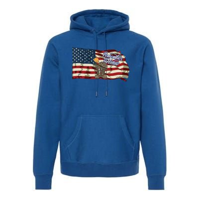 Remember And Honor Veterans Day Patriotic American Flag Cool Gift Premium Hoodie