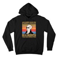 Retro Alexander Hamilton Wrote 51 Essays In 6 Months Hoodie