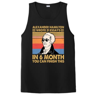 Retro Alexander Hamilton Wrote 51 Essays In 6 Months PosiCharge Competitor Tank