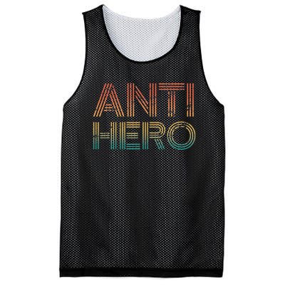 Retro Anti Hero Vintage Tv Movie Lover Mesh Reversible Basketball Jersey Tank