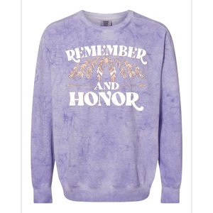 Remember And Honor Every Child Matters Colorblast Crewneck Sweatshirt