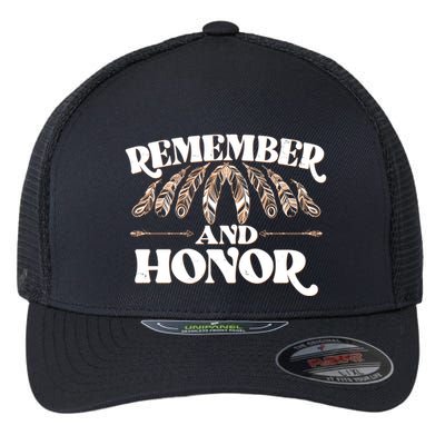 Remember And Honor Every Child Matters Flexfit Unipanel Trucker Cap
