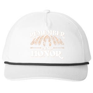 Remember And Honor Every Child Matters Snapback Five-Panel Rope Hat