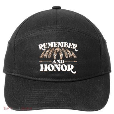 Remember And Honor Every Child Matters 7-Panel Snapback Hat