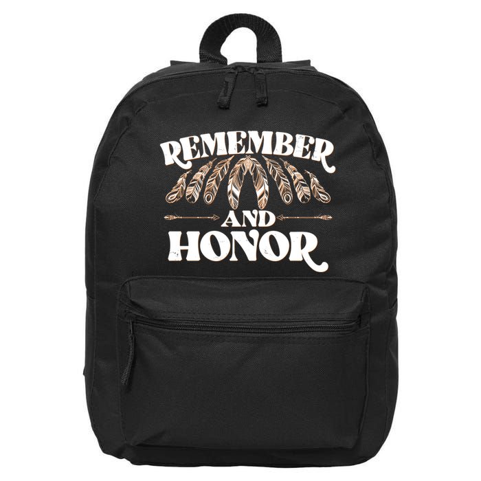 Remember And Honor Every Child Matters 16 in Basic Backpack