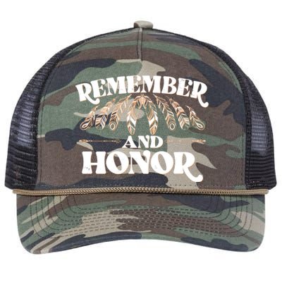 Remember And Honor Every Child Matters Retro Rope Trucker Hat Cap