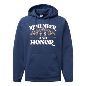 Remember And Honor Every Child Matters Performance Fleece Hoodie