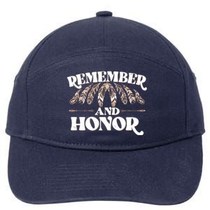 Remember And Honor Every Child Matters 7-Panel Snapback Hat