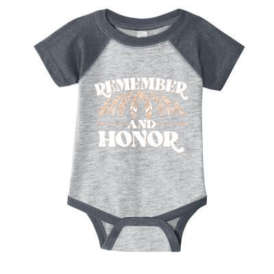 Remember And Honor Every Child Matters Infant Baby Jersey Bodysuit