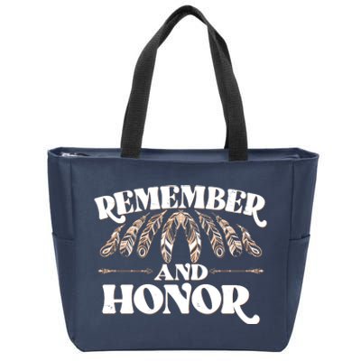 Remember And Honor Every Child Matters Zip Tote Bag