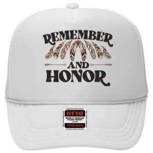 Remember And Honor Every Child Matters High Crown Mesh Back Trucker Hat