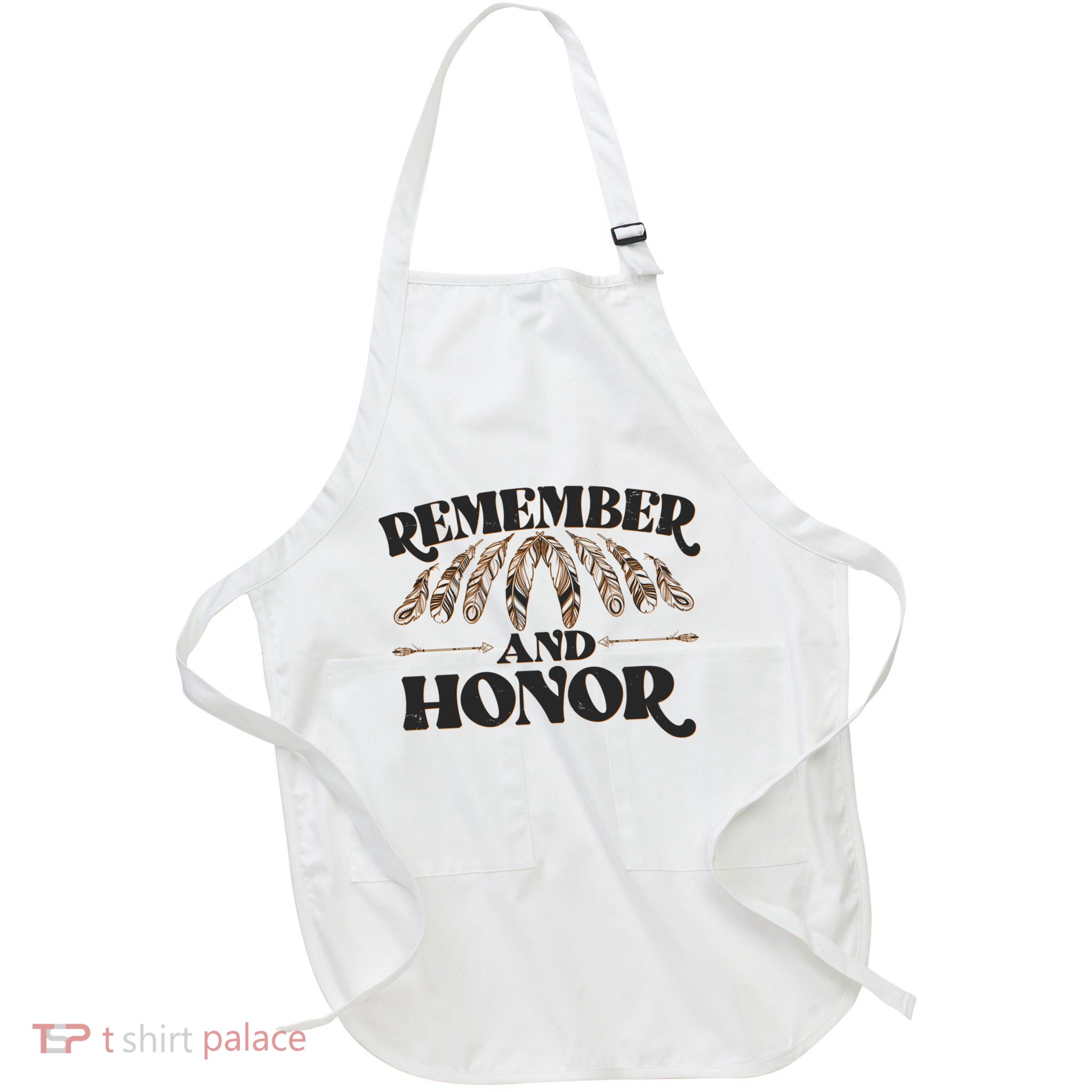Remember And Honor Every Child Matters Full-Length Apron With Pockets