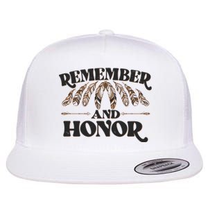 Remember And Honor Every Child Matters Flat Bill Trucker Hat