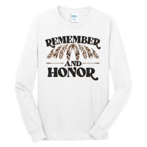 Remember And Honor Every Child Matters Tall Long Sleeve T-Shirt