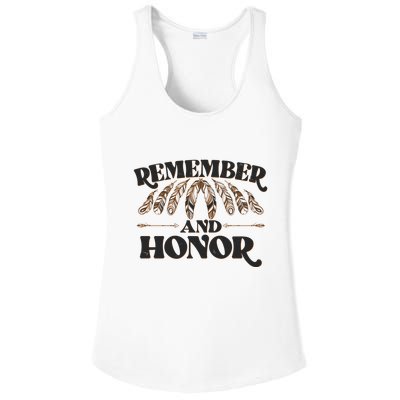 Remember And Honor Every Child Matters Ladies PosiCharge Competitor Racerback Tank