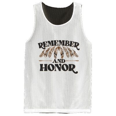 Remember And Honor Every Child Matters Mesh Reversible Basketball Jersey Tank