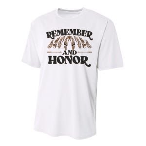 Remember And Honor Every Child Matters Performance Sprint T-Shirt