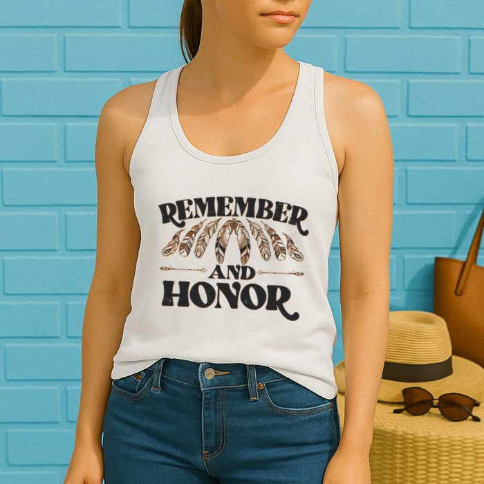 Remember And Honor Every Child Matters Womens Tank Top