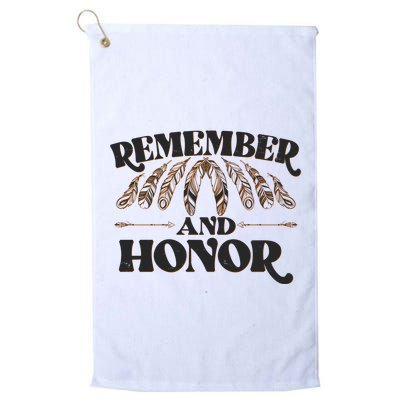 Remember And Honor Every Child Matters Golf Towel