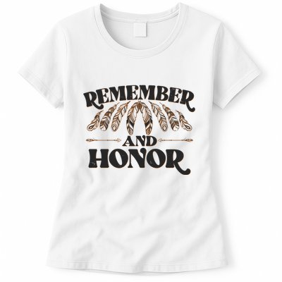 Remember And Honor Every Child Matters Womens T-Shirt