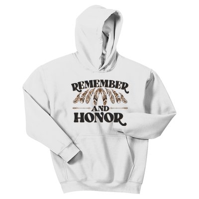 Remember And Honor Every Child Matters Kids Hoodie