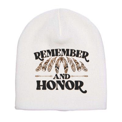 Remember And Honor Every Child Matters Short Acrylic Beanie