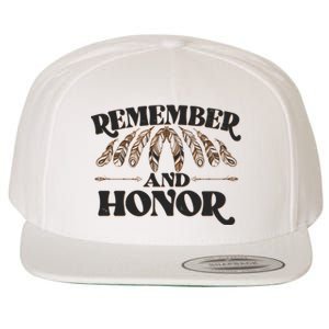 Remember And Honor Every Child Matters Wool Snapback Cap