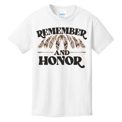 Remember And Honor Every Child Matters Kids T-Shirt