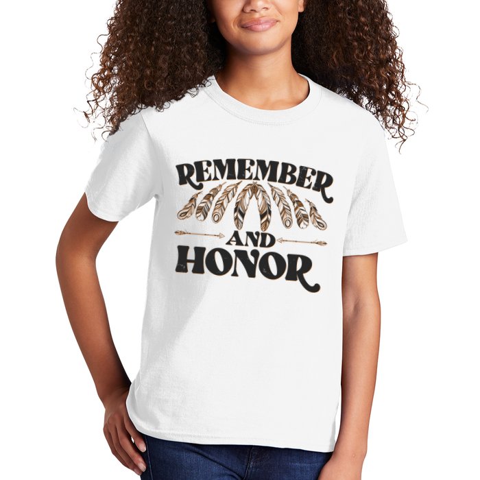 Remember And Honor Every Child Matters Kids T-Shirt