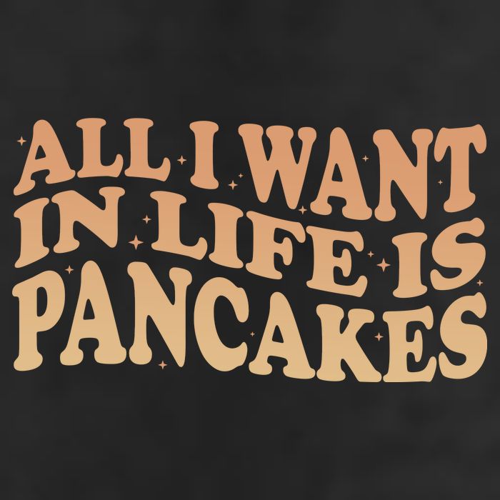 Retro All I Want In Life Is Pancakes Cool Comfort Performance Bucket Hat