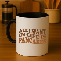 Retro All I Want In Life Is Pancakes Mug