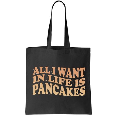 Retro All I Want In Life Is Pancakes Bag