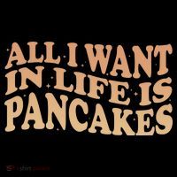 Retro All I Want In Life Is Pancakes Bag