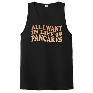 Retro All I Want In Life Is Pancakes PosiCharge Competitor Tank