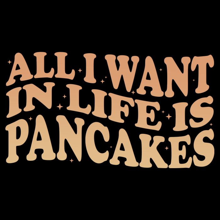 Retro All I Want In Life Is Pancakes Toddler Sweatshirt