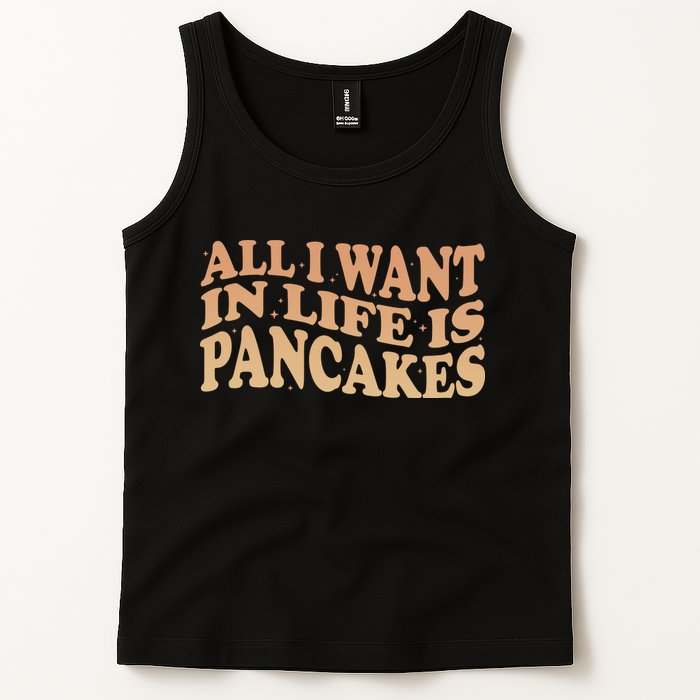 Retro All I Want In Life Is Pancakes Tank Top