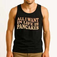 Retro All I Want In Life Is Pancakes Tank Top