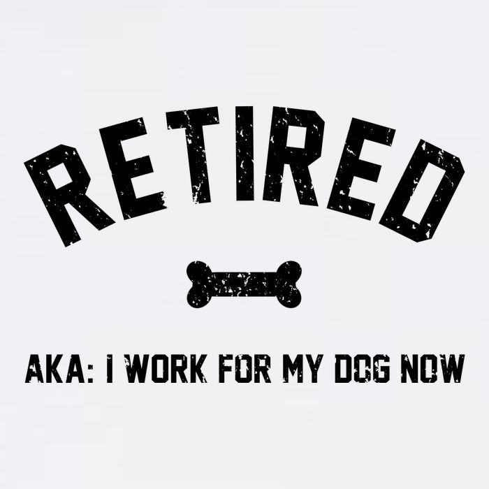 Retired Aka I Work For My Dog Now Garment-Dyed Sweatshirt