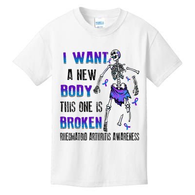 Rheumatoid Arthritis I Want A New Body This One Is Broken Kids T-Shirt