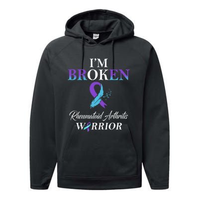 Rheumatoid Arthritis IM Broken Performance Fleece Hoodie