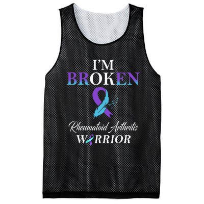 Rheumatoid Arthritis IM Broken Mesh Reversible Basketball Jersey Tank