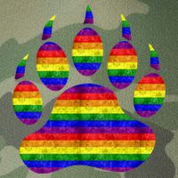 Rainbow Bear Paw Legacy Tie Dye Trucker Hat